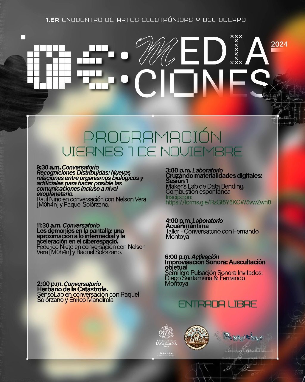Programación viernes 1 de noviembre